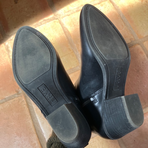 FRYE Judith Black Leather Ankle Bootie - Picture 9 of 9